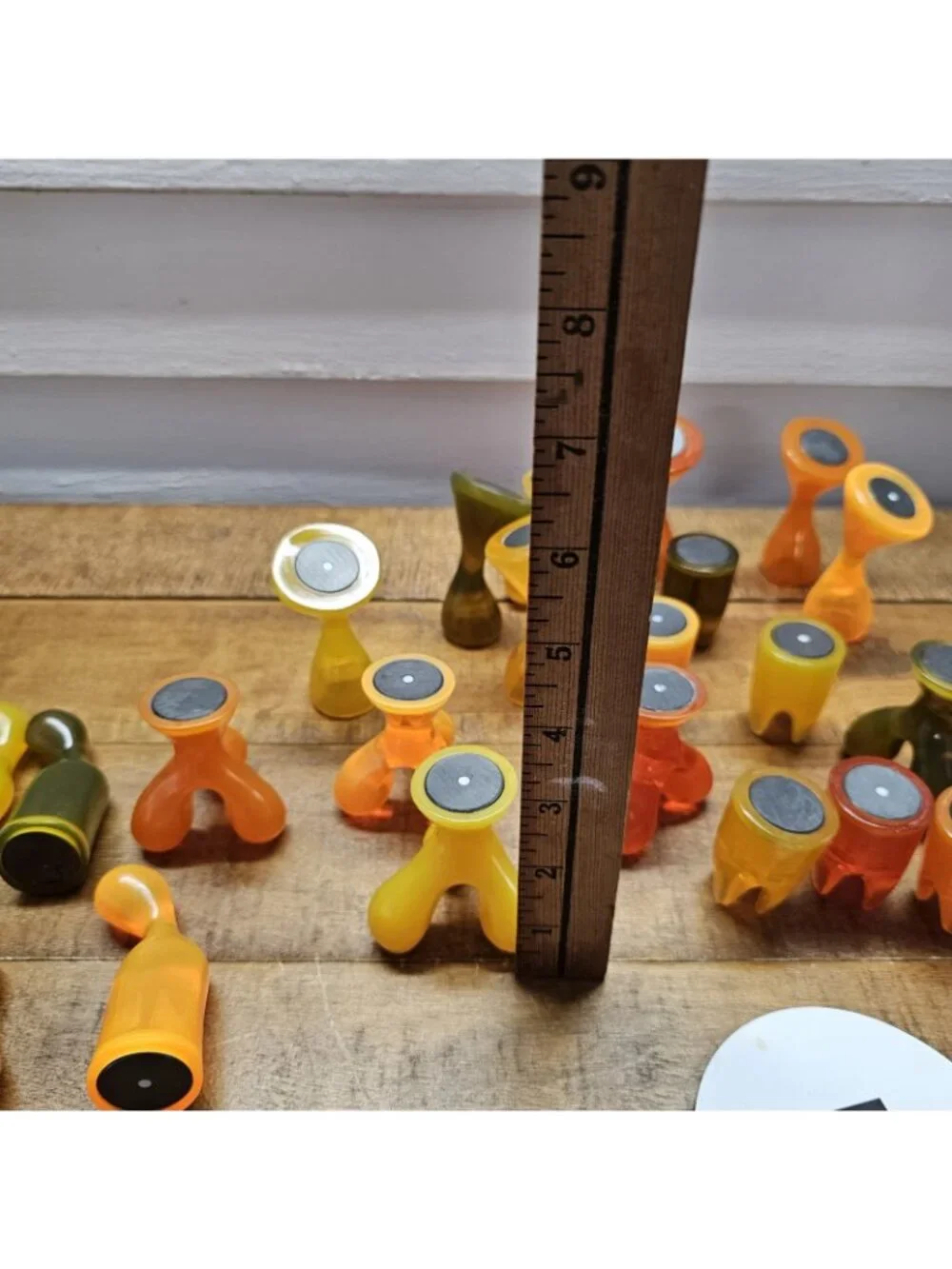 OLIBLOCK architectural building blocks 2001 -24 PC Set Clear Tube Orange